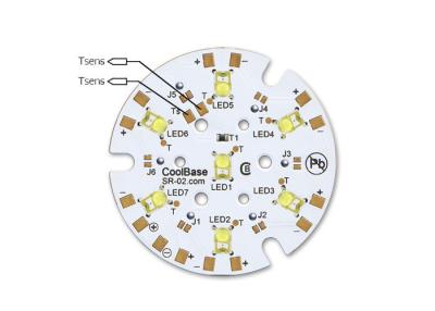 China 7 PWB de la aduana LED del LED 40m m, asamblea baja fresca del módulo redondo del LED en venta