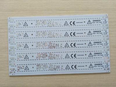 중국 빠른 열 LED 널 1-6oZ를 위한 알루미늄 PCB 널 1개의 층 구리 기초 1.6-3.6mm 간격 판매용