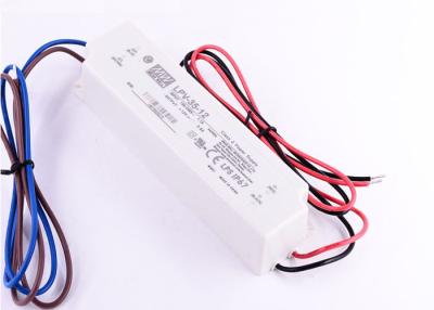 China LPV-35-12 36W 3A 12V LED Power Supply Waterproof Isolated Plastic IP67 90~264VAC Input 12V UL CE for sale