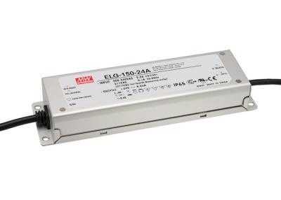 China O centímetro cúbico saída do CV da única conduziu a fonte de alimentação ELG-150-24-3Y do motorista 150W 24VDC 6.25A AC-DC com PFC à venda