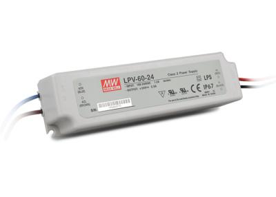 China LPV-60-24 60W 24V AC-DC Waterproof Driver LED Constant Voltage Single Output for sale