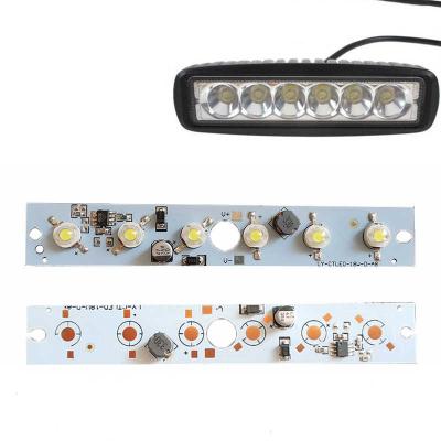 China Custom Vehicle LED PCB Board 18W Driver Integrated DC12-80V For LED Work Lights Parts for sale