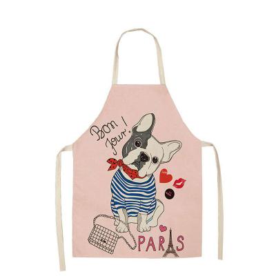 China Traditional Low Price Kitchen Waterproof Canvas Women's Sleeveless Apron With Good Quality for sale