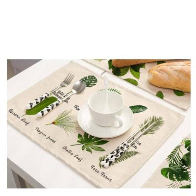 China Viable Trade Assurance Embroidered Cotton Kitchen Round Table Cloth Lace Tablecloth Geometric Cotton Place Mat for Wholesale for sale