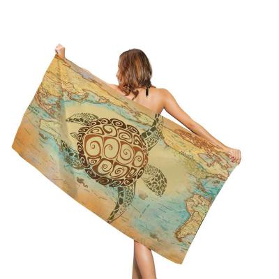 China New viable hot sale custom made beach towel products beach towel luxury hoodie beach towel for sale