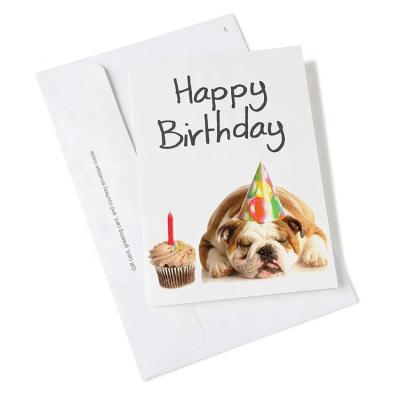 China USA Customize Hot Sale 30 Sec Paper Audio Greeting Cards With Light Music Cards For Happy Birthday Gift for sale