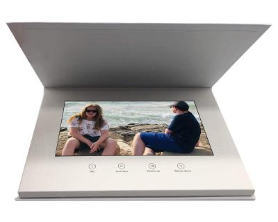 China USA Customized Printing 5inch LCD Screen Video Brochure For Advertising for sale