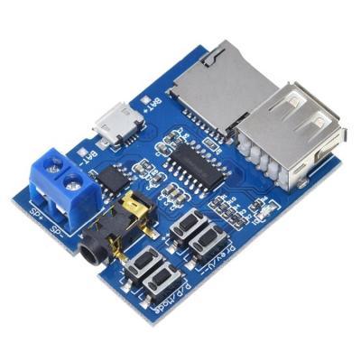 China USA Mp3 decoder audio board TF card U disk format MP3 player decoder lossless amplifier board module for sale