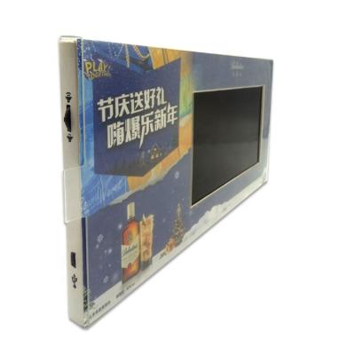 China USA Acrylic Advertising Stand 7inch Video LCD Player for sale