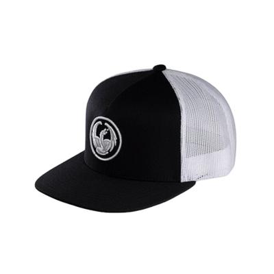 China COMMON Logo Embroidery Trucker Hat Snapback Free Sample Plain Trucker Hat Rope Mesh Hat Factory Adjustable Simple Hats for sale