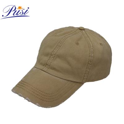 China COMMON Custom High Quality White Washed Vintage Dad Hat Caps Refine Distressed Baseball Cap Hat Wholesale for sale