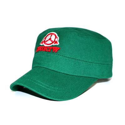 China Green military hats and JOINT classic custom embroidery hats personalized men's round cap baseball army hat for sale