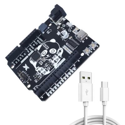 China Newest ATmega328P Electronic Black Project ZY Development Board With Wire Electronic Control Board for sale