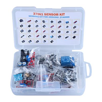 China Educational DIY Science Learning Plant Sensor Initiator Kit Mini Program Educational Science 37 in 1 Sensor Kit Electronic Kit for sale