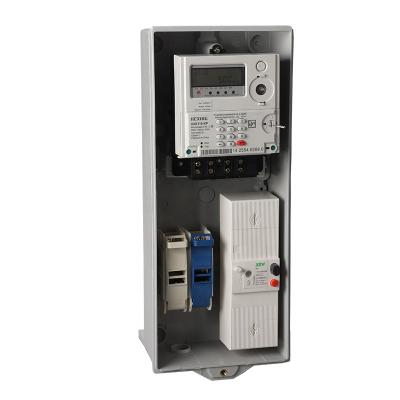 China Indoor Electric Power And Single Phase 3 Phase Prepayment Energy Meter Box With Hinges for sale