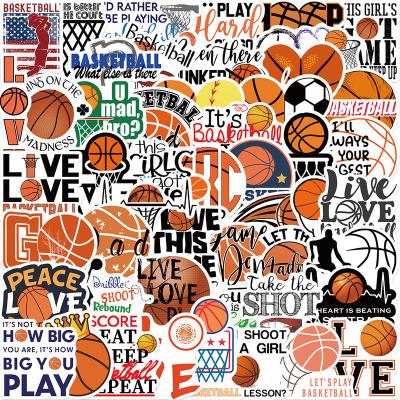 China 50Pcs Basketball Dtf Mug Wrap Transfers Waterproof Personality Sticker Decorable Laptop Luggage Skateboard Dtf Mug Wrap UV Transfers for sale