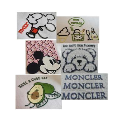 China Durable Factory Custom Design Stereo Silicone 3D Vinyl Heat Transfer Sticker Plastisol For T-shirt Heat Transfer Label for sale