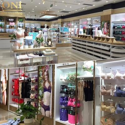 China Durable Display Cabinet For Wholesale Lingerie Boutique Lingerie Store Display Furniture Rack for sale