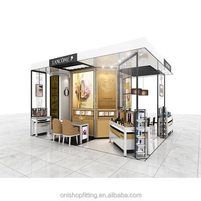 China Durable most beautiful fit-out destination retail kiosks fixture store shopping for health and beauty skin care item for sale