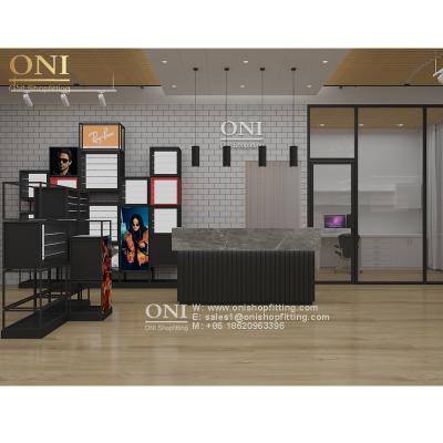 China Durable Hot Selling Store Display Retail Optical Interior Design For Retailer Optical Pop Up Startup Store for sale