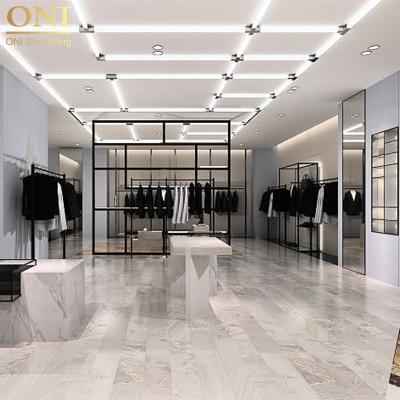 China Goods clothing store decoration furniture clothing store display clothing store design for sale