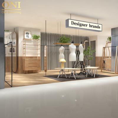 China Durable Women Clothes Cabinet Store Interior Design Decoration Design Retail Store Furniture for sale