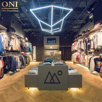 China Durable Modern Indoor Clothing Store Retail Clothing Store Furniture Design Showroom for sale