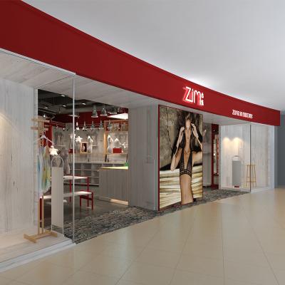 China High Quality Durable 3D Store Design For Retail Store Interiors For Lingerie Store Fitout for sale