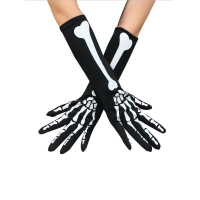 China Comfortable Premium Quality Halloween Horror Party Gloves Scary Skeleton Stocking Halloween Decor for sale