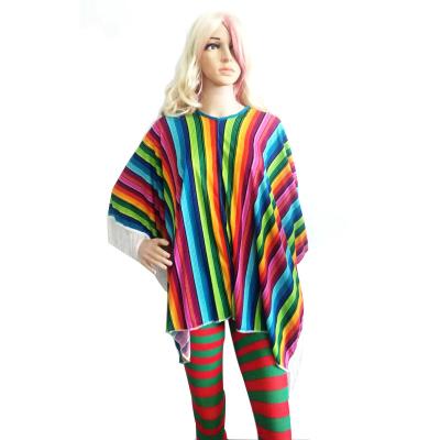 China Newest Cozy Cosplay Holiday Party Costume Mexican Ethnic Decoration Style Cloak Sets for sale