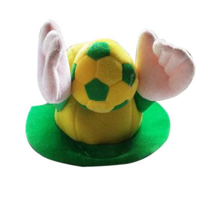 China Direct Selling Party Carnival Festival Worldcup Football Velvet Comfortable Creative Worldcup Fan Hat for sale