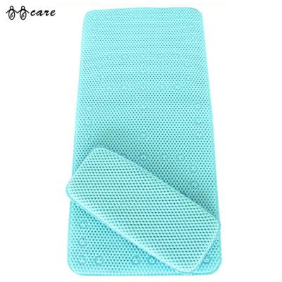 China BBCare Sustainable Extra Length Bath Mat With Soft Kneeling Cushion (Bath Pillow) for sale