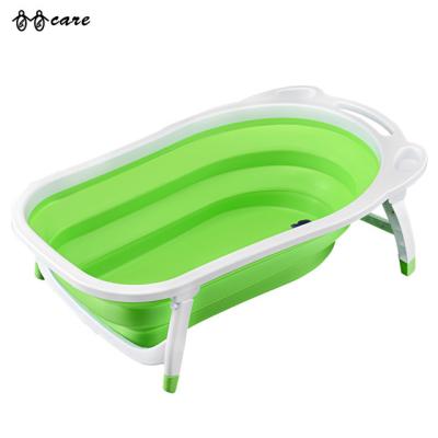 China BBCare Safety Foldable Baby Toddler Newborn Infant Viable Bathtub Safety Collapsible Bathtub for sale