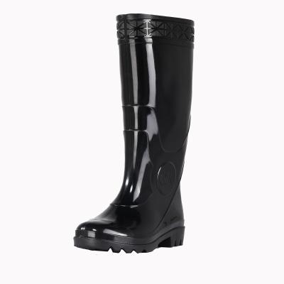 China High Quality Non-slip Wear-Resistant Waterproof Fishing Raincoat, Car Washing Rain Boots PVC Safety Adult Waterproof Agricultural Boots for sale