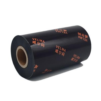 China COMPATIBLE 110mx300m carbon tape manufacturer wax based wholesale price compatible with heat transfer printer ribbon for sale