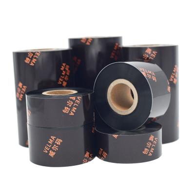 China 90mm*300M COMPATIBLE Factory Carbon Mixed Base Tape Applicable To Universal Zebra Printer Carbon High Quality Tape for sale