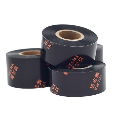 China COMPATIBLE Mixed Base Tape Carbon 110mm*70M Customizable Size Apply to Zebra Printer Transfer Label Barcode Thermal Tape for sale