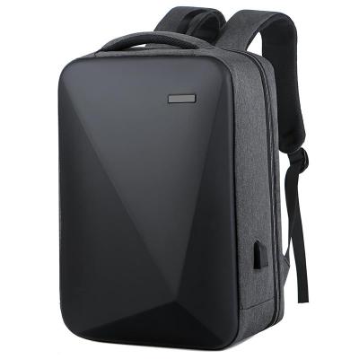 China Wholesale Type USB Waterproof Anti Theft Backpack Fashion Men Laptop EVA USB Charger Password Hard Shell Case Lock Business for sale