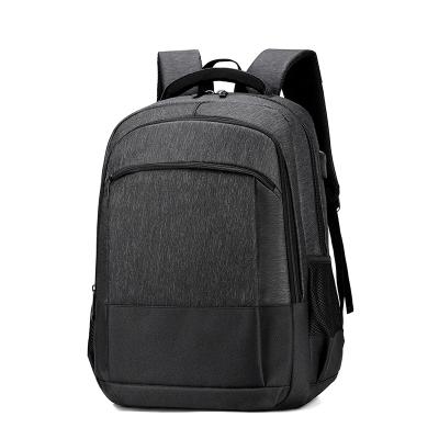 China With USB Russian market hot sale nylon 15.6 inch black designer laptop bag pack bag usb customer logo filling urban backpack for sale