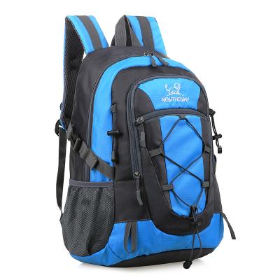 China Nylon Waterproof Outdoor Hiking Bag Large Capacity Hiking Leisure Sports Breathable Fashion Printed Logo Backpack for sale