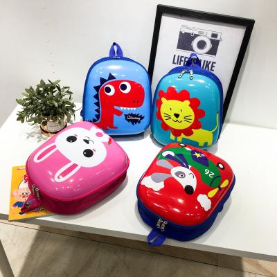 China 2022 New Design 3D Waterproof Hard Shell PVC Kindergarten Children Waterproof Cute Cartoon Fashion Student Children School Backpack for sale