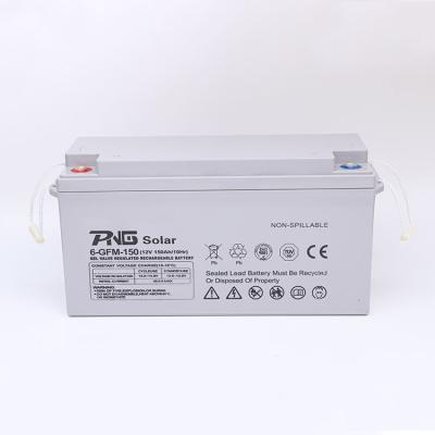 China Deep Cycle Life Pingery GEL Solar Energy Storage System Battery 12V 100Ah 120Ah 150Ah 200Ah 250Ah Deep Cycle AGM Sealed Lead Acid Batteries for sale