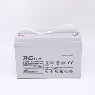 China Deep Cycle Life PNG rechargeable Power Solar Energy Storage System GEL Battery 50Ah 150Ah 100Ah 200Ah 12V for sale