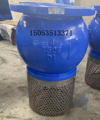 China ANSI Foot Valve with Flange Standard ANSI/BS/DIN/JIS and Corrosion-Resistant Paint or Epoxy Coating for sale