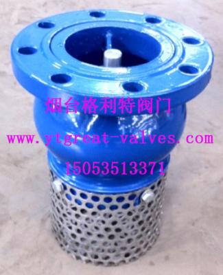 China Flange Standard ANSI/BS/DIN/JIS Foot Valve with Maximum Temperature 200°F for sale