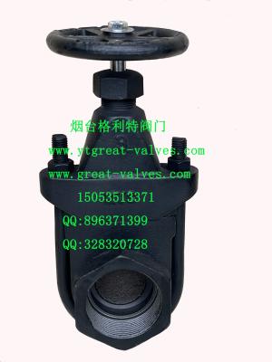 China (ANSI) Cast Iron Clip Gate Valve threaded Ends for sale