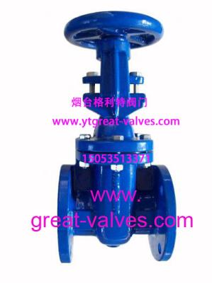 China (bs) Cast Iron Metal Gate Valve O&Y flanged ends for sale