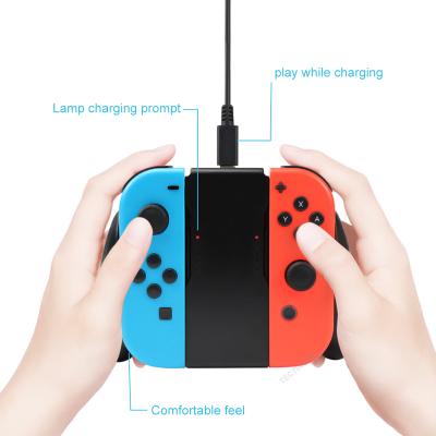 China ERGONOMIC For Switch NS Controller Accessories Grip Handle Holder Stand Charger Dock Charging Station For Nintendo For Switch for sale