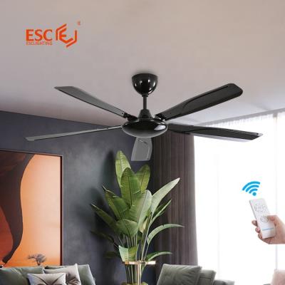 China UNDETERMINED Hot Selling Energy Savings 5 ​​Blade Ceiling Fan Silent Remote DC Inverter Motor 5 Inch Modern Cheap Ceiling Fan for sale