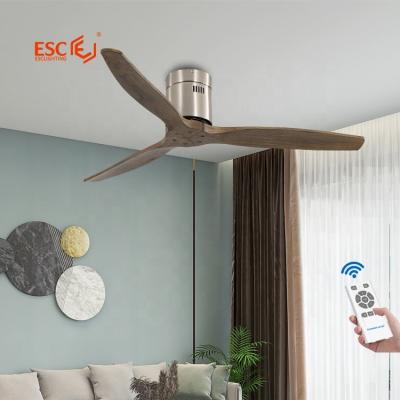 China No intelligence tuya wifi lightweight phone 52 inch price ceiling fan vintage national decorative intelligent wooden ceiling fan for sale